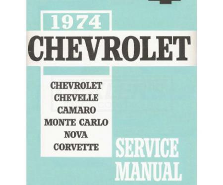 Corvette Service Manual, 1974