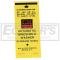 El Camino Windshield Washer Bottle Bracket Decal, 1959-1960