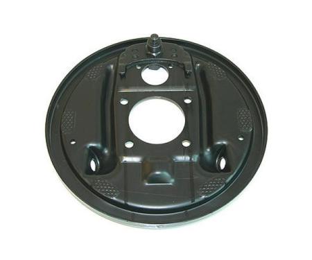El Camino Rear Drum Backing Plate, Without Splash Shield, Left, 1964-1972