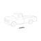 Ford Pickup Truck Door Step Plate - Left