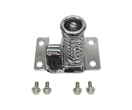 Camaro Hood Safety Latch & Mounting Hardware, Chrome, 1967-1981