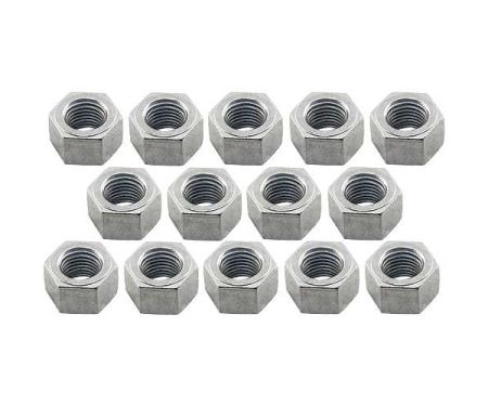 Cylinder Head Nut Set - 14 Pieces - Cadmium Plated - 4 Cylinder Ford Model B