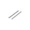 Chevy Slider Glass Vertical Trim, Stainless Steel, Nomad, 1955-1957