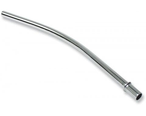 Chevelle Engine Oil Dipstick Tube, Small Block, Chrome, 1965-1972