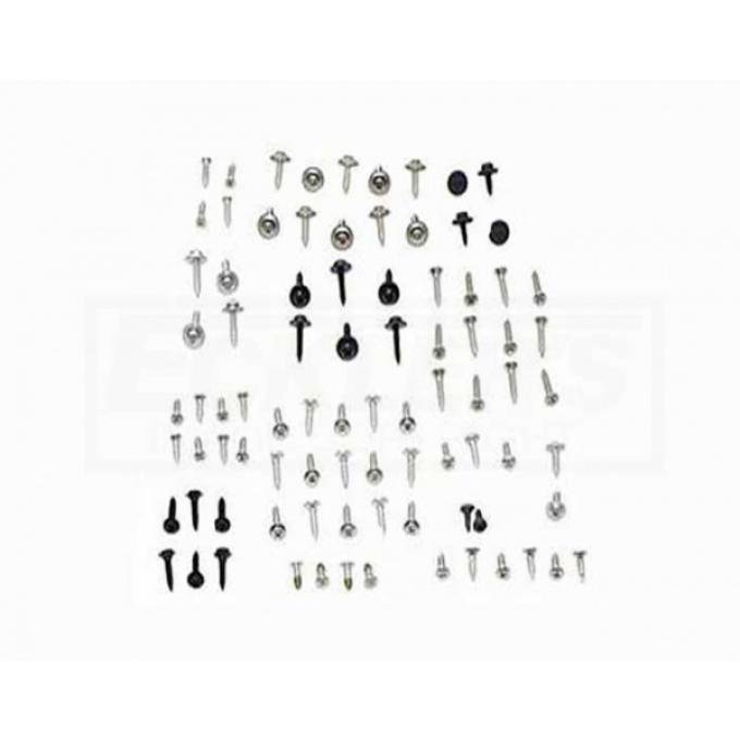 Camaro Interior Screw Kit, Complete, 1970-1973