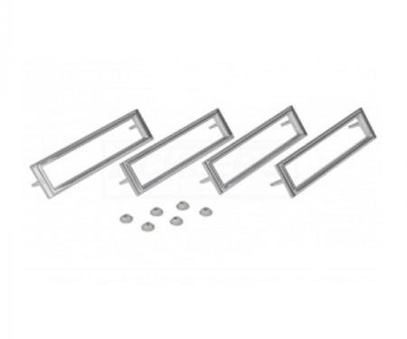 Nova Marker Light Bezel Kit, Front And Rear, 1970-1974
