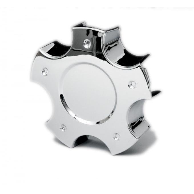 Corvette Wheel Center Cap, Chrome, C6 Z06 Style, 2005-2013