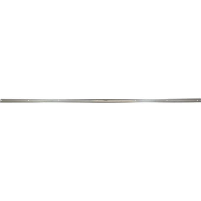Ford Pickup Truck Bed Strip Set - Unpolished Stainless Steel - 7 Pieces - For Short, 6 1/2' Bed With Square-Punched Holes