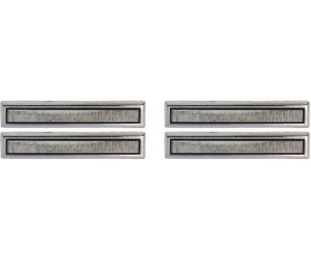 Bucket Seat Back Emblems, Fairlane, Torino, 1969