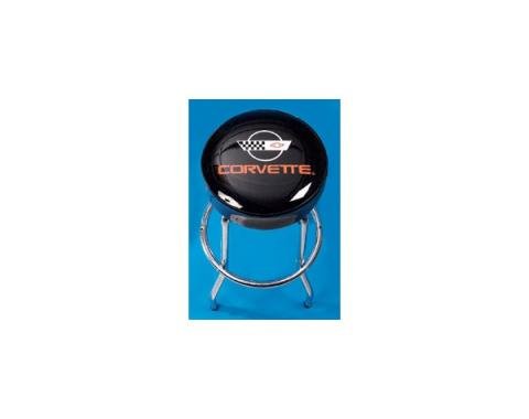Corvette Bar Stool, C4 Logo