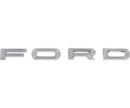 F O R D Emblem - Letter Set - Hood Or Lower Back Panel