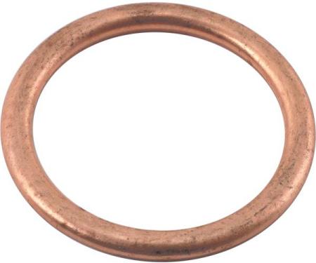 Model A Ford Oil Plug Drain Gasket - Copper - For Early 1928 AR - Fits A6730AR Plug