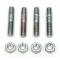 Chevelle Carburetor Mounting Hardware, 2-Barrel, Rochester,1971-1972