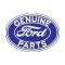 Genuine Ford Parts Decal - White Lettering On Blue Background - 3 X 2-1/8