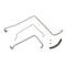 Full Size Chevy Fuel, PVC & Distributor Vacuum Lines, 327 & 350ci, With Edelbrock 4-Barrel Carburetor & Holley Type Fuel Pumps, 1958-1972