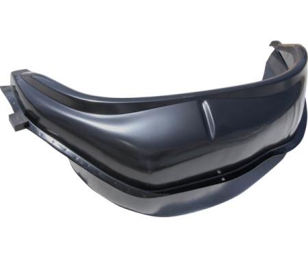 Chevelle Full Wheelhouse, Left, Rear, Convertible, 1970-1972
