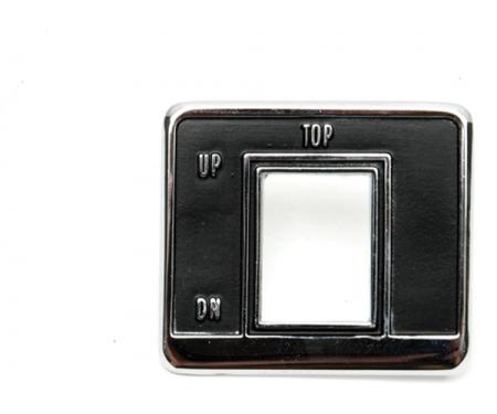 Firebird Convertible Power Top Switch Bezel, 1969