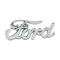 Ford Script Emblem, Chrome Plated, Peel & Stick Type, 3 Long X 1/2 High