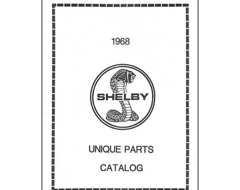Ford Mustang Shelby Unique Parts Catalog - 32 Pages