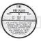 El Camino Tire Pressure Decal, 1959-1960