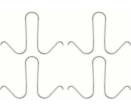Shoulder Belt Retainers, Deluxe Interior, 68-69