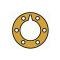 Model A Ford Gasket Between Axle Housing & Torque Tube
