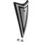 Firebird Bumper Emblem, Arrowhead, 1967-1968