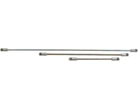 Model A Ford Spark & Throttle Control Rod Set - 3 Pieces - Economy Version