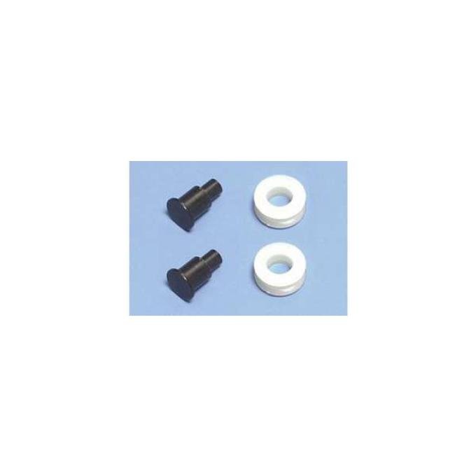 Chevy Truck Door Window Rollers & Rivets, Nylon 1955-1965