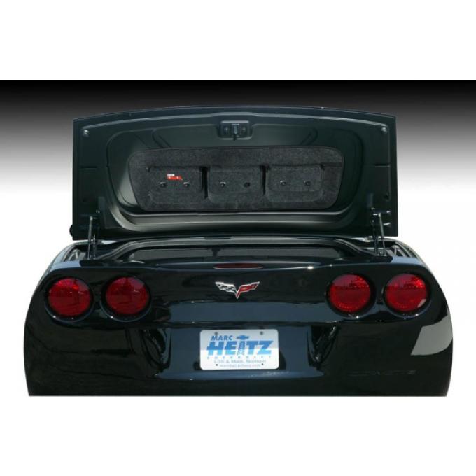 Corvette Inside Trunk Lid 3 Pocket Pod Convertible, 2005-2013