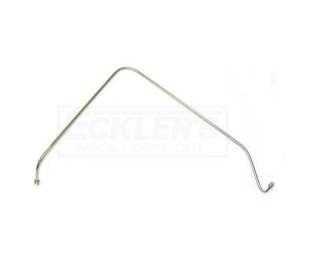 Corvette Front Master Cylinder Brake Lines, Stainless Steel, 1954-1955