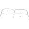 Full Size Chevy Wheel Well Opening Molding Set, 1967