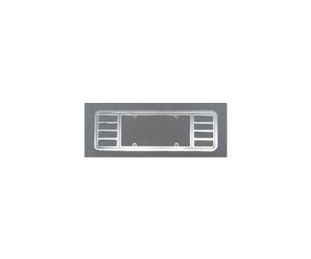 Corvette License Plate Frame, With Back-Up Lights, Rear, 1997-2004
