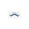 Chevy Shifter Indicator Window Insert, Fifty Six, Aluminum, Blue, 1956