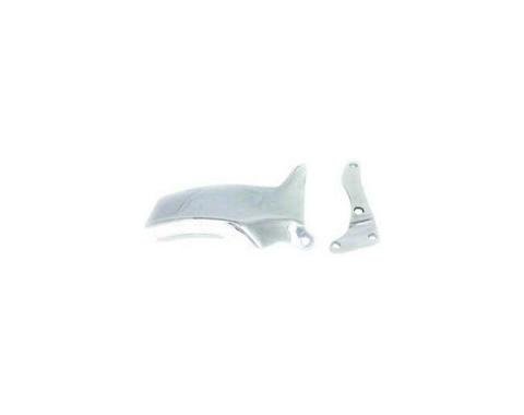 Camaro Alternator Bracket, Upper, Chrome, Small Block, 1976-1986