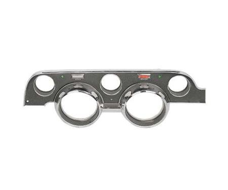 Ford Mustang Instrument Bezel - Black Plastic Camera Case Finish And Chrome