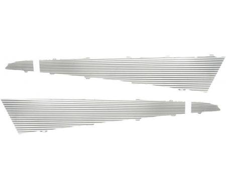 Chevy Quarter Panel Inserts, Bel Air, 2-Door, 1957