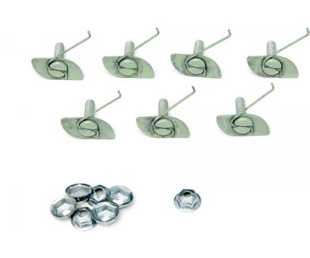 Full Size Chevy Trunk Molding Clips, 1966
