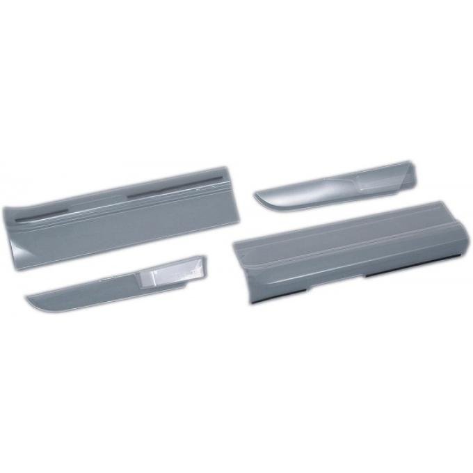 Corvette Door Panel & Sill Protector Kit, Clear, Sill Ease, 2005-2013