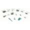 Chevelle Interior Screw Kit, 2-Door Hardtop with Buckets, 76 Piece, 1964-1965