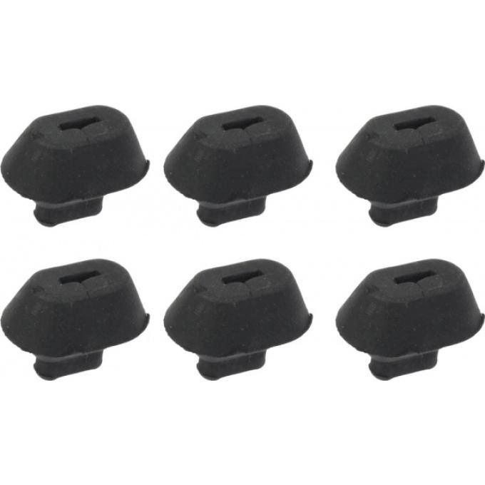 Ford Pickup Truck Hood Bumper Set - Top Of Fenders - 6 Pieces - F100