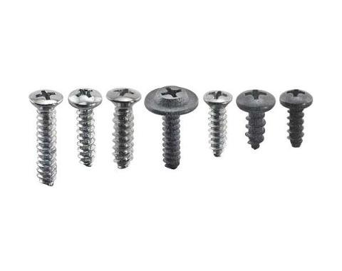 Ford Pickup Truck Interior Trim Screw Set - 110 Pieces