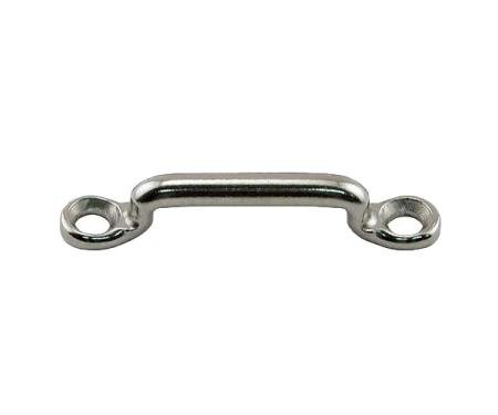 Door Check Strap Bracket - Footman Loop - Forged Steel - Nickel Plated - Ford