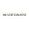 Ford Mustang Trunk Lid Letter Set - Mustang - Chrome - Individual Letters - Pin Type