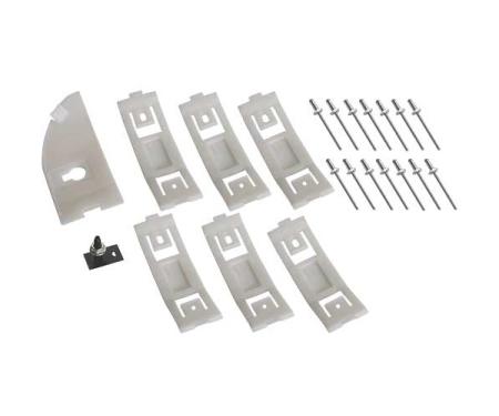 Ford Mustang Rocker Moulding Hardware Kit - 23 Pieces - Left