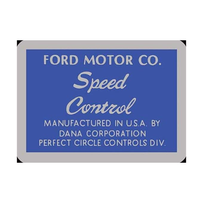 Speed Control Decal