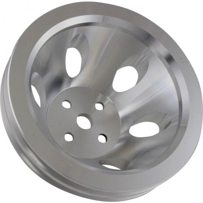 Chevy Small Block Aluminum Water Pump Pulley, Small Water Pump, 2 Groove