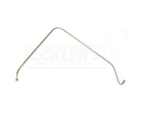 Corvette Front Master Cylinder Brake Lines, Stainless Steel, 1954-1955