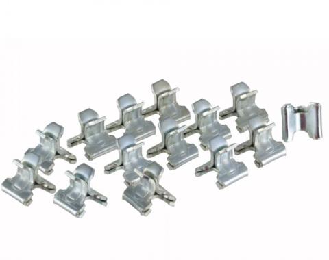 CA 1963-1967 Chevrolet Corvette Dash Pad Clips, 14 Piece Set X2065