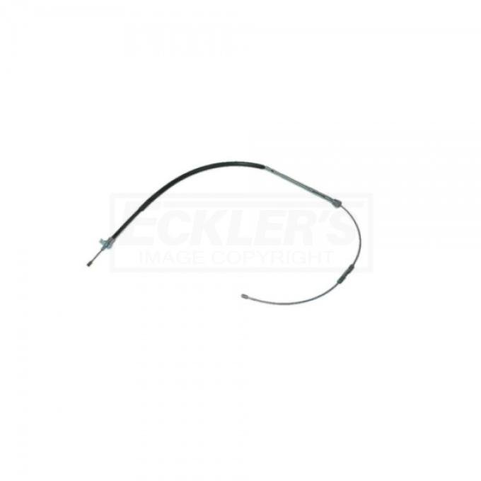 Corvette Parking Brake Cable, Stainless Steel, Left Rear, 1984-1987